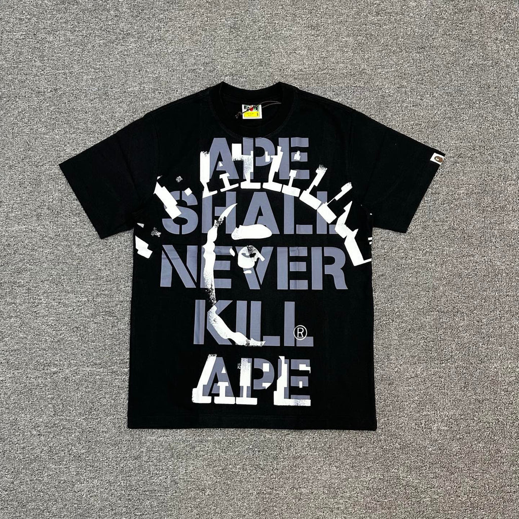 BAPE SS25 "Ape Shall Never Kill Ape" Oversized Heavyweight Unisex T-Shirt