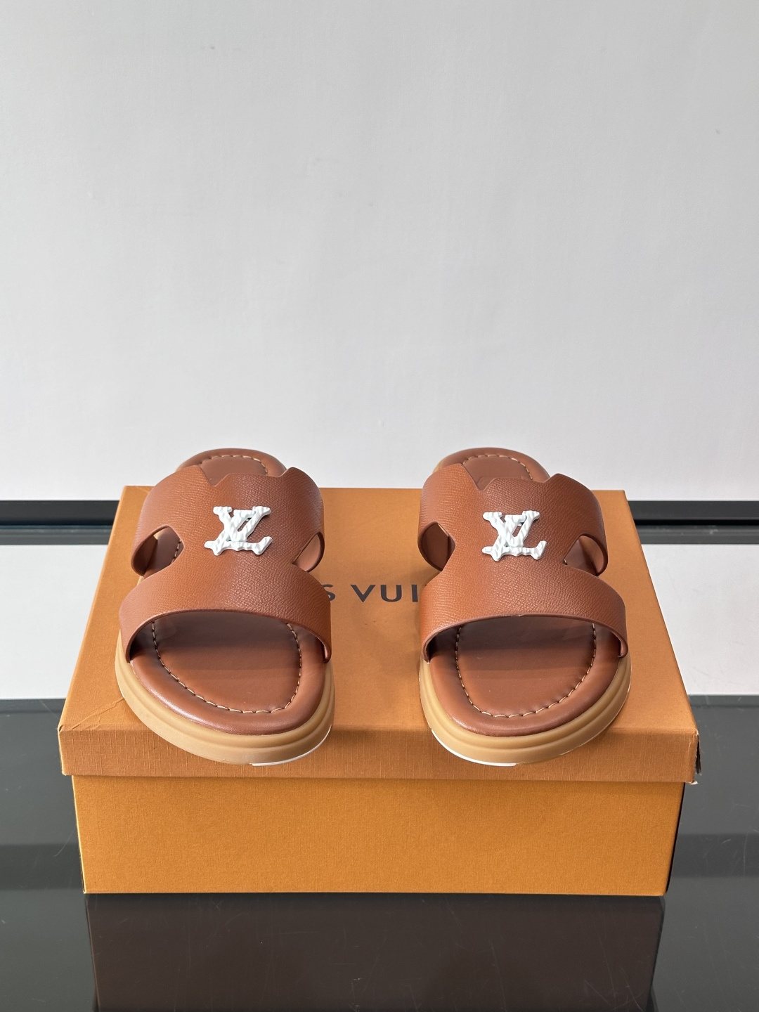Louis Vuitton Isola Monogram Slide Sandals - Rubber Sole
